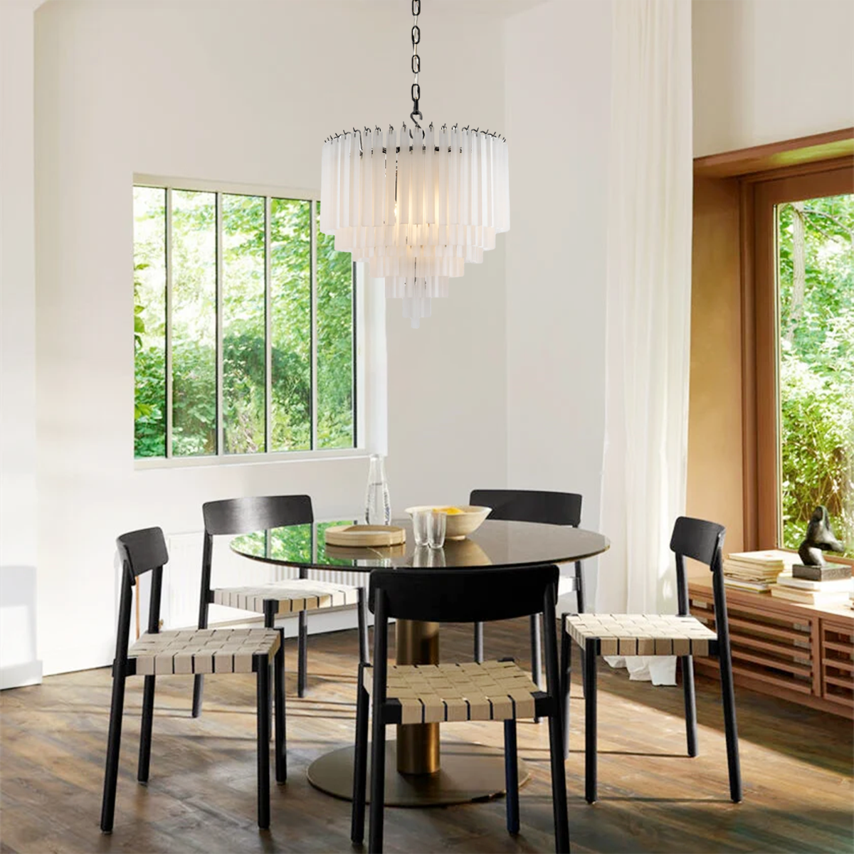 Orlavine Three-Tier Round Chandelier, 24 Inch