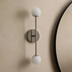 Gemmelle Double Alabaster Wall Sconce, view 6