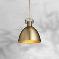 Domavel Metal Dome Pendant, 10/14/18 Inch