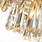Aurivelle Copper & Crystal Chandelier