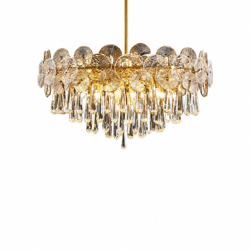 Aurivelle Copper & Crystal Chandelier