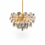 Aurivelle Copper & Crystal Chandelier