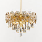 Aurivelle Copper & Crystal Chandelier