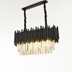Noirelle Linear Crystal Chandelier