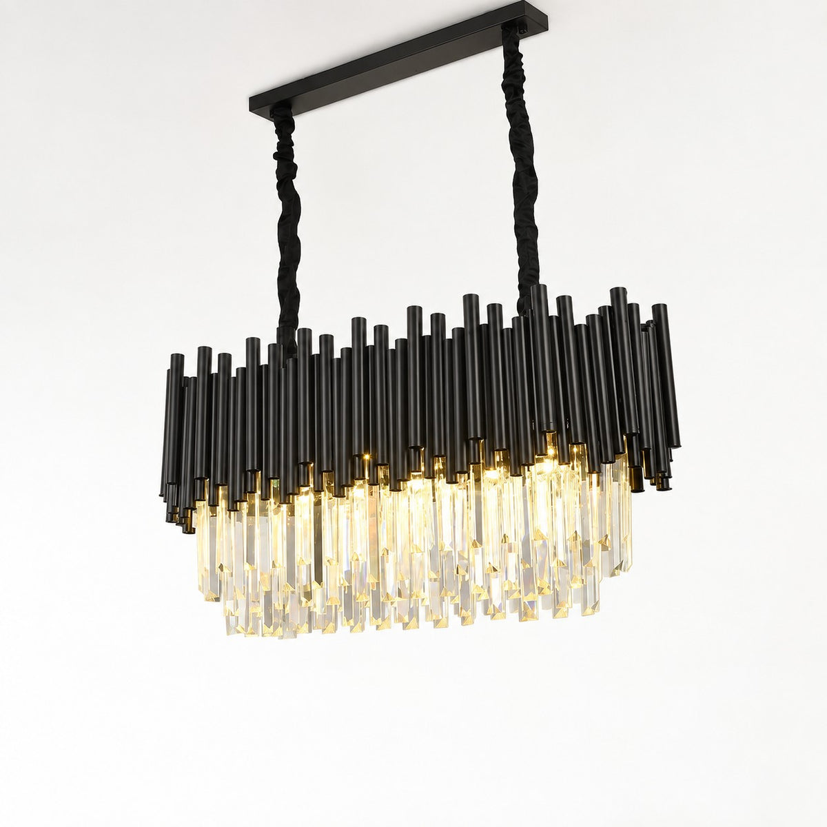 Noirelle Linear Crystal Chandelier
