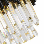 Noirelle Linear Crystal Chandelier