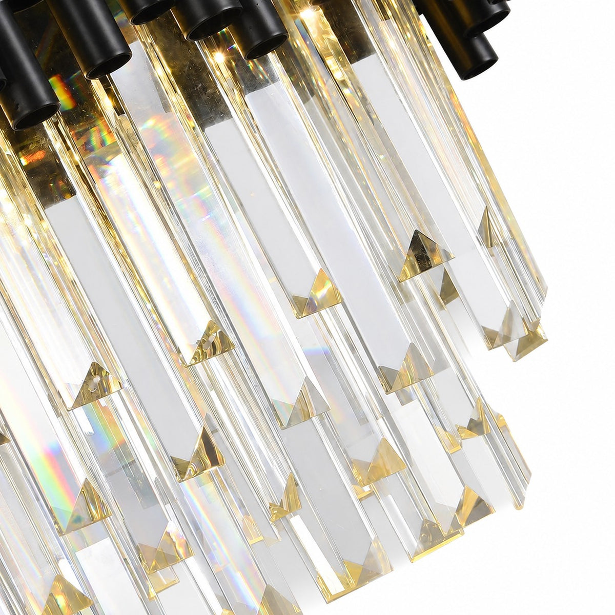 Noirelle Linear Crystal Chandelier