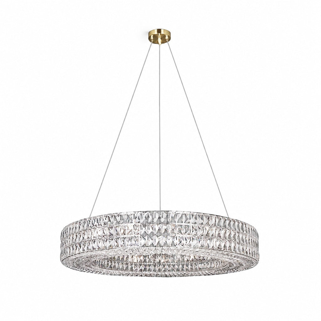 Calvessa Tiered Crystal Ring Chandelier