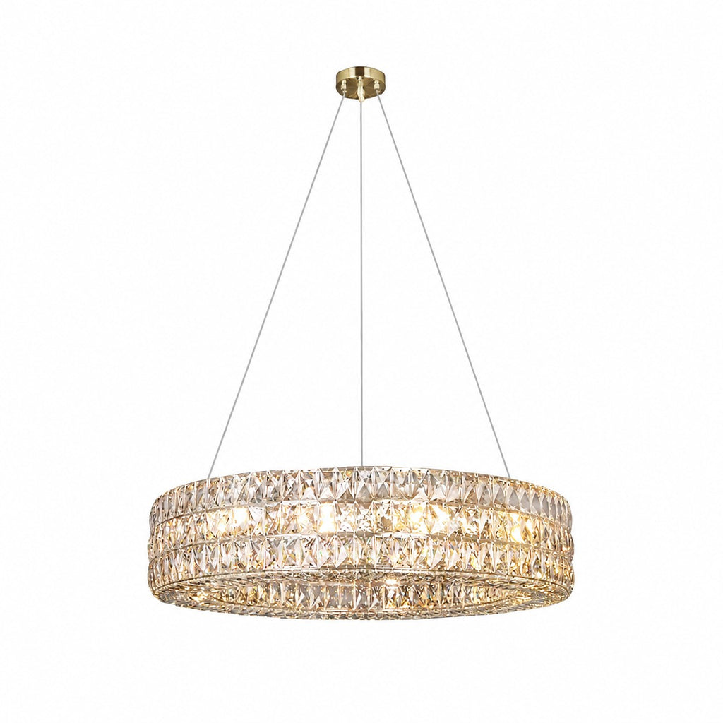 Calvessa Tiered Crystal Ring Chandelier