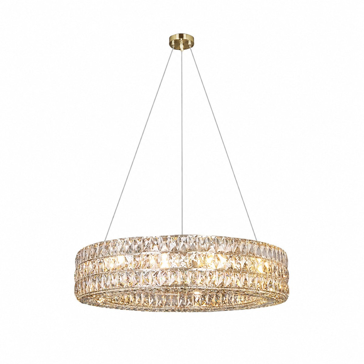 Calvessa Tiered Crystal Ring Chandelier