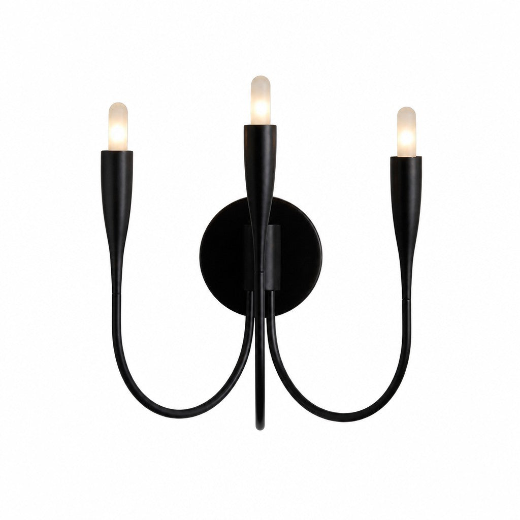 Candrova Three-Light Candelabra Sconce