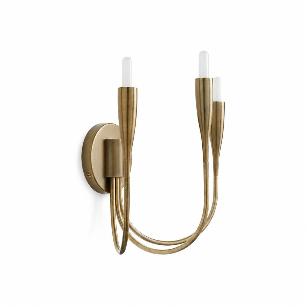 Candrova Three-Light Candelabra Sconce