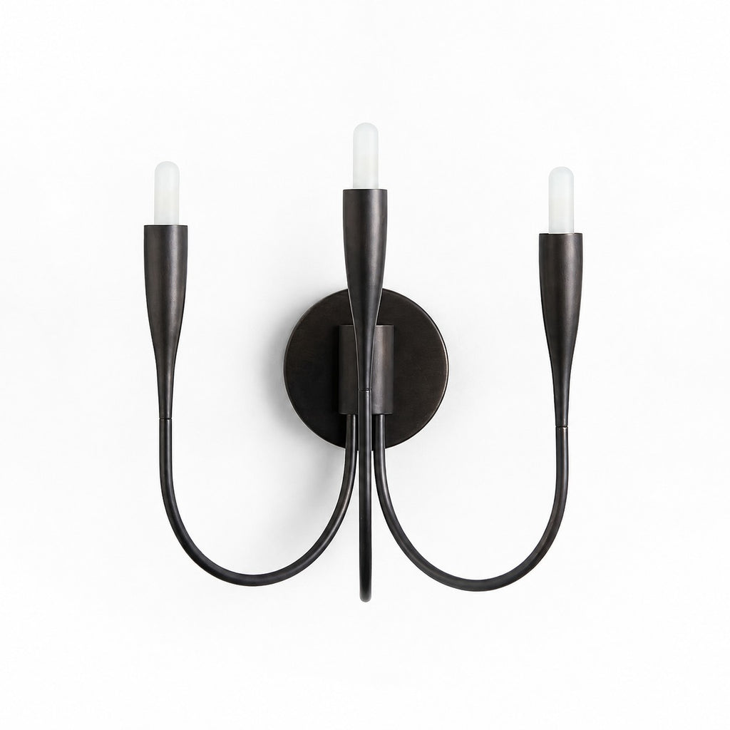 Candrova Three-Light Candelabra Sconce