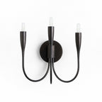 Candrova Three-Light Candelabra Sconce