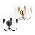Candrova Three-Light Candelabra Sconce