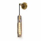 Lustrelle Crystal Drop Wall Sconce, Brass