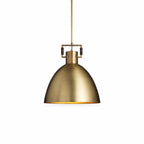 Domavel Metal Dome Pendant, 10/14/18 Inch