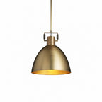 Domavel Metal Dome Pendant, 10/14/18 Inch