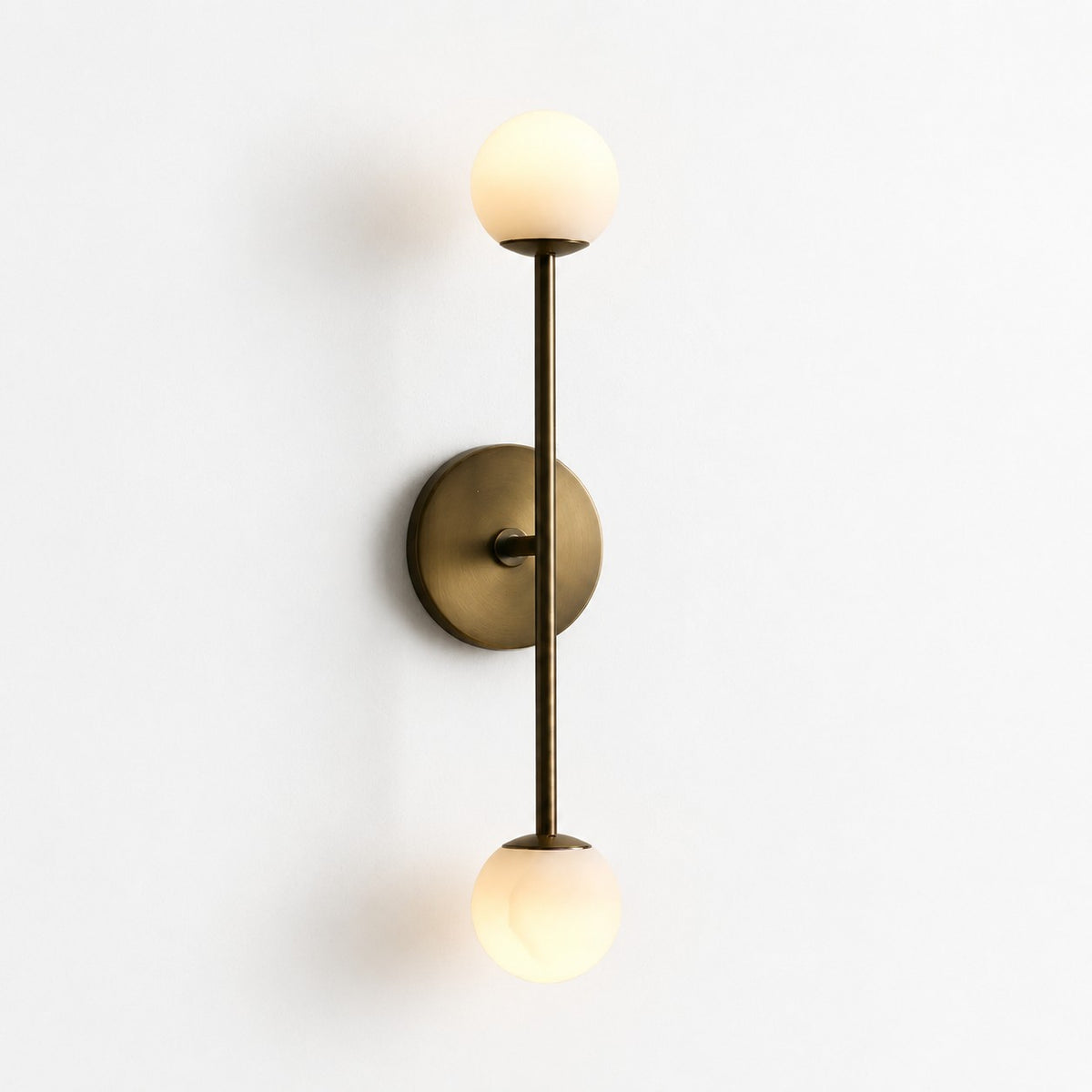 Gemmelle Double Alabaster Wall Sconce