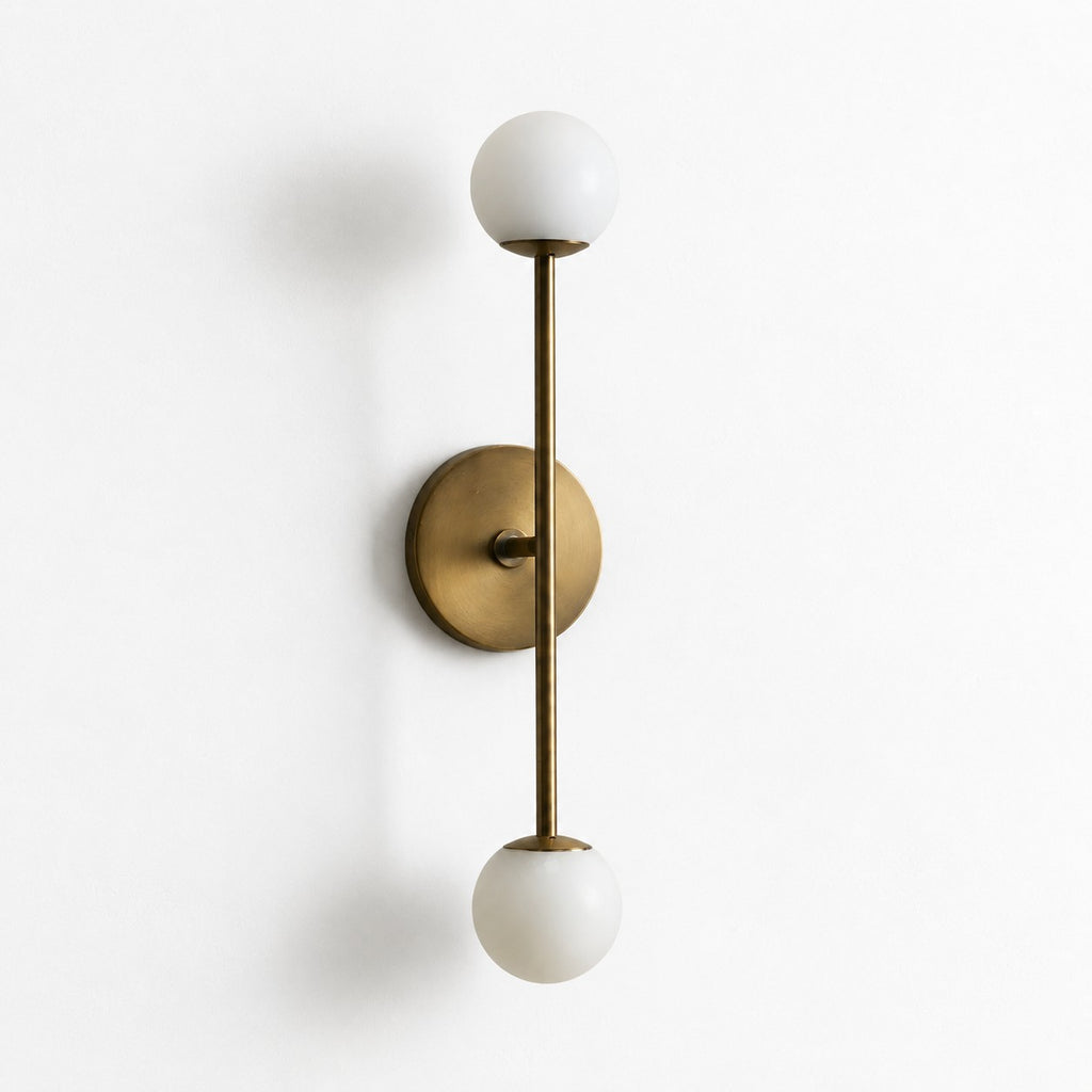 Gemmelle Double Alabaster Wall Sconce