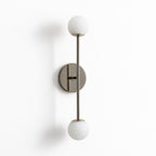 Gemmelle Double Alabaster Wall Sconce
